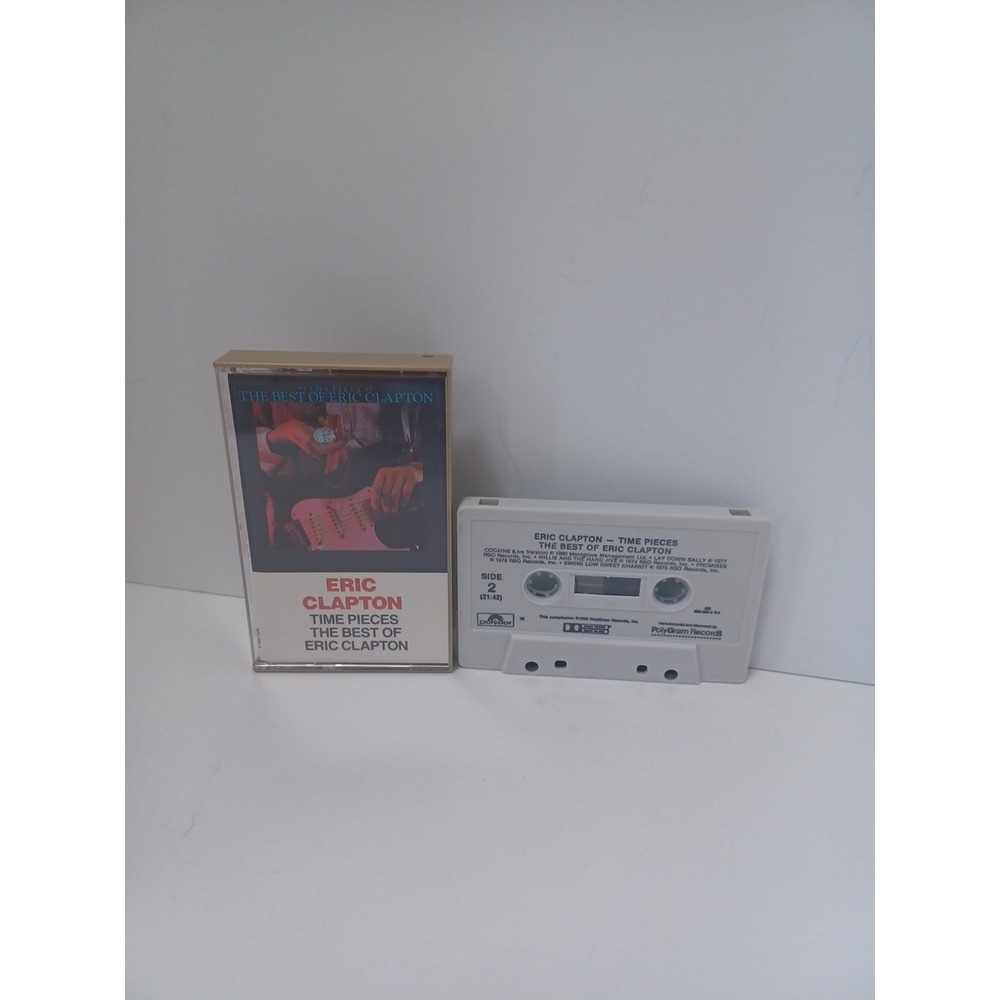 Eric Clapton Time Pieces The Best Of Cassette Tape 1982 Vintage